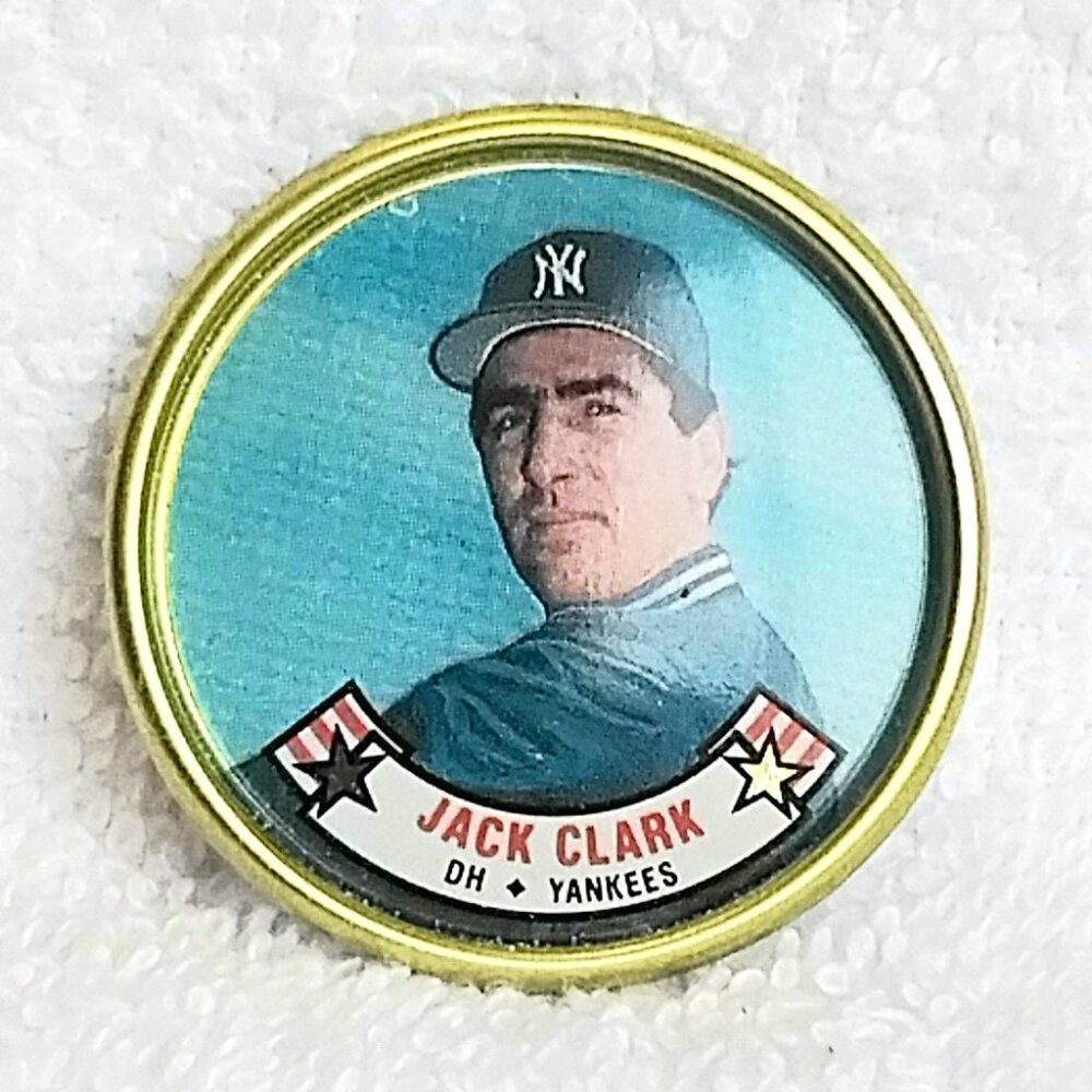 3/$20 Vintage & Mint 1988 Topps MLB Jack Clark 1 1/2" Metal Coin 9/60!!
